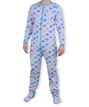 Load image into Gallery viewer, Rearz Lil&#39; Monsters Adult Footed Jammies Model Front View

