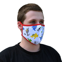 Load image into Gallery viewer, Dinosaur Washable Masks With Ties - 2 Pack Male Wearer
