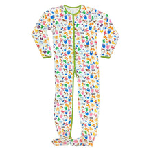 Load image into Gallery viewer, Bunny Pacifier Printed Footed Adult Onesie

