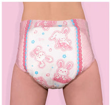 Load image into Gallery viewer, Bunny Hops Adult Diapers Rear View
