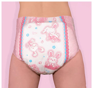 Bunny Hops Adult Diapers Rear View