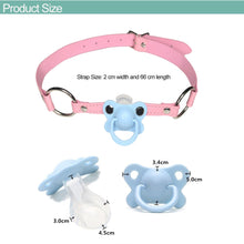 Load image into Gallery viewer, DDLG ABDL Choker Gag Adult Pacifier Set
