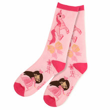 Load image into Gallery viewer, Rearz ABDL Princess Pink Crew Socks - Limited Edition Unfolded
